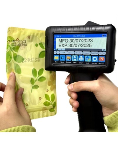 Portativ mini kodlama və tarix vuran əl printeri KD481