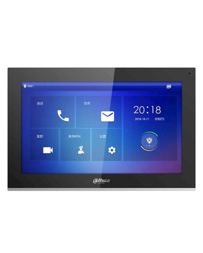 10 düymlü videodomofon IP monitoru Dahua VTH5441G, Qara