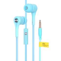 Проводные наушники Celebrat D3 Blue