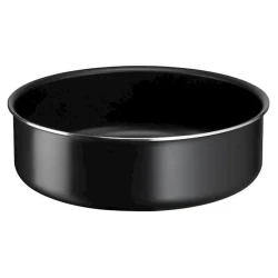 Набор посуды Tefal İngenio Titanium, 12 предметов, 20/22/24/26 см, с крышкой, черный