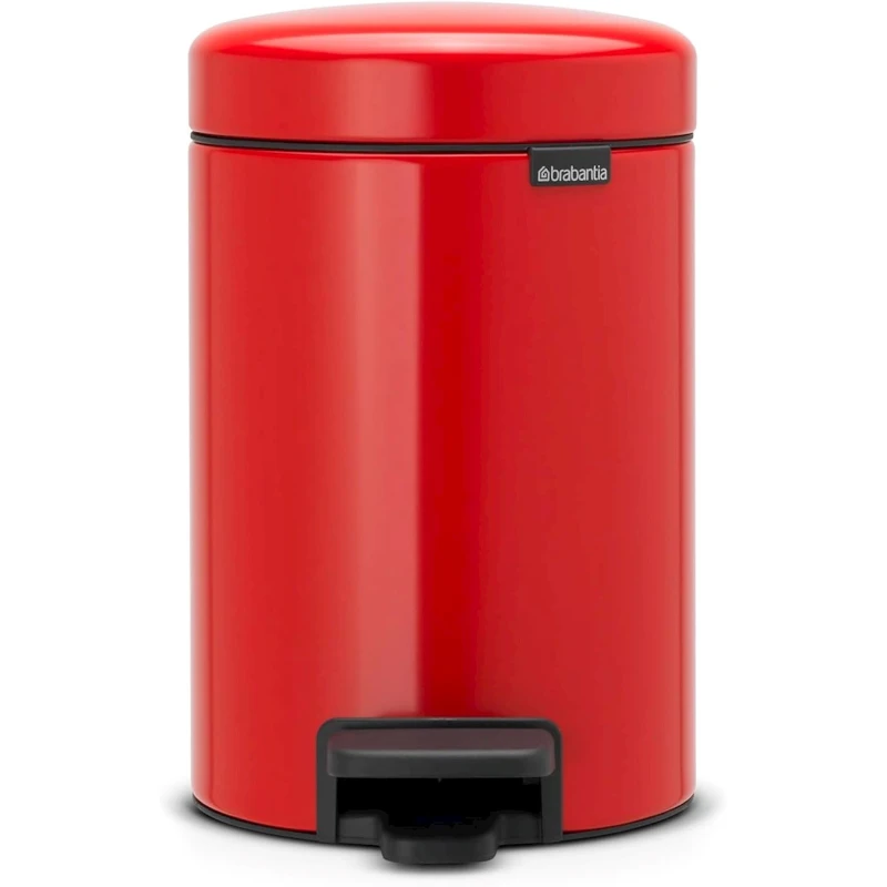Мусорное ведро с педалью Brabantia NewIcon Passion Red, 5 л
