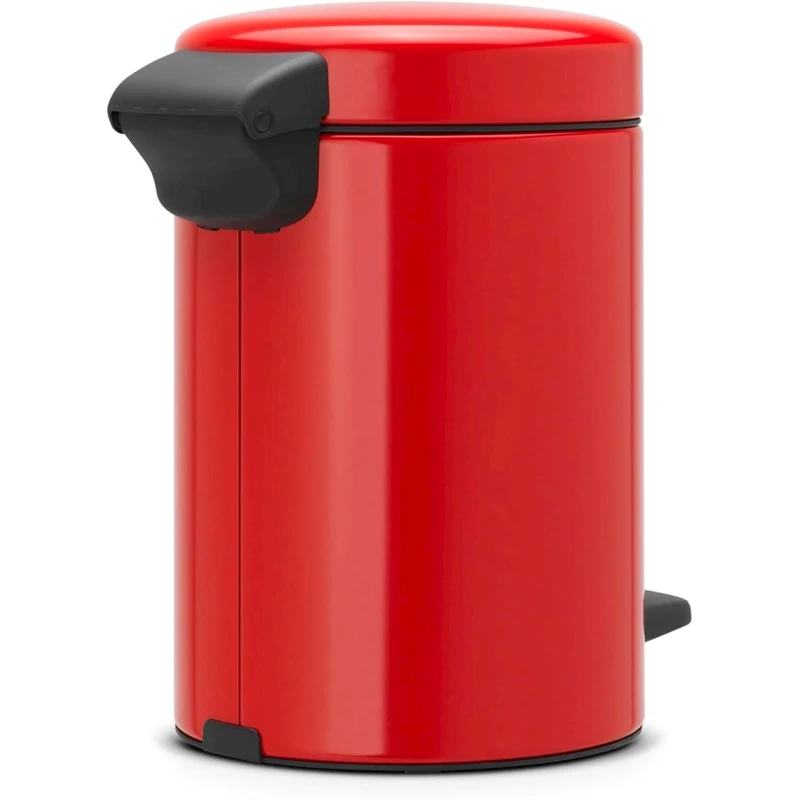 Мусорное ведро с педалью Brabantia NewIcon Passion Red, 5 л