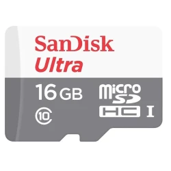 Карта памяти Sandisk Ultra microSD 16Gb UHS-1 U3 80MB/s (SDSQUNS-016G-GN3MN) Карта памяти Sandisk Ultra microSD 16Gb UHS-1 U3 80MB/s (SDSQUNS-016G-GN3MN)