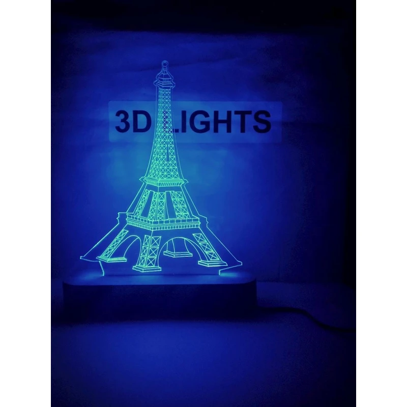 3D-ночник 3d lights teg01, 20x14 см, синий