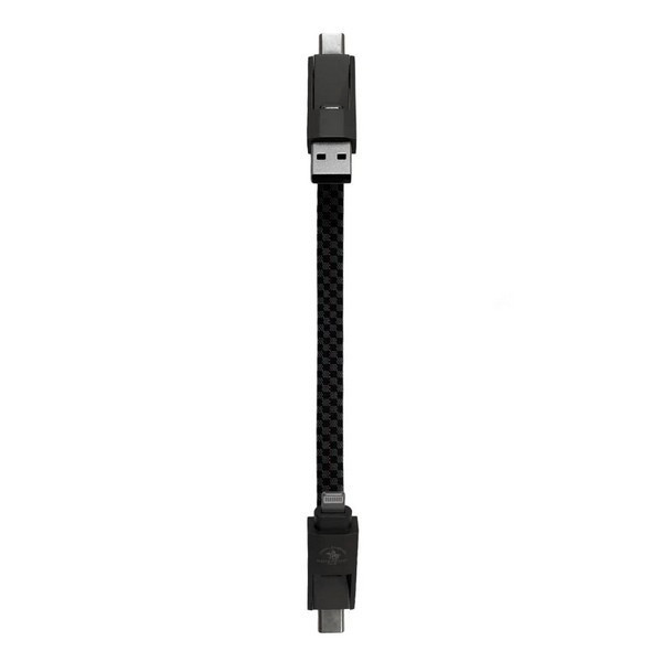 Кабель Santa Barbara Polo & Racquet Club 4-In-1 Cable 100W Gray, 15 см