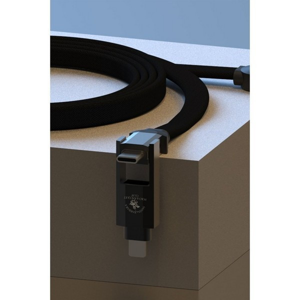 Кабель Santa Barbara Polo & Racquet Club 4-In-1 Cable 100W Gray, 15 см