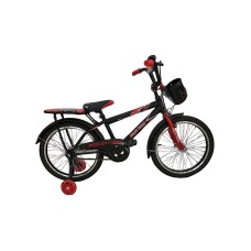 Uşaq velosipedi 400, 6-9 yaş (qara/qırmızı)