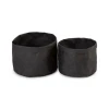 Корзина для хранения Compactor Home Ecologik Baskets, 15x12x13 см, бумага, 2 шт, черная