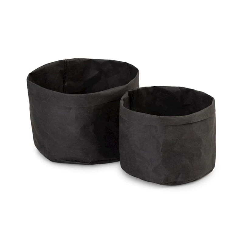 Корзина для хранения Compactor Home Ecologik Baskets, 15x12x13 см, бумага, 2 шт, черная