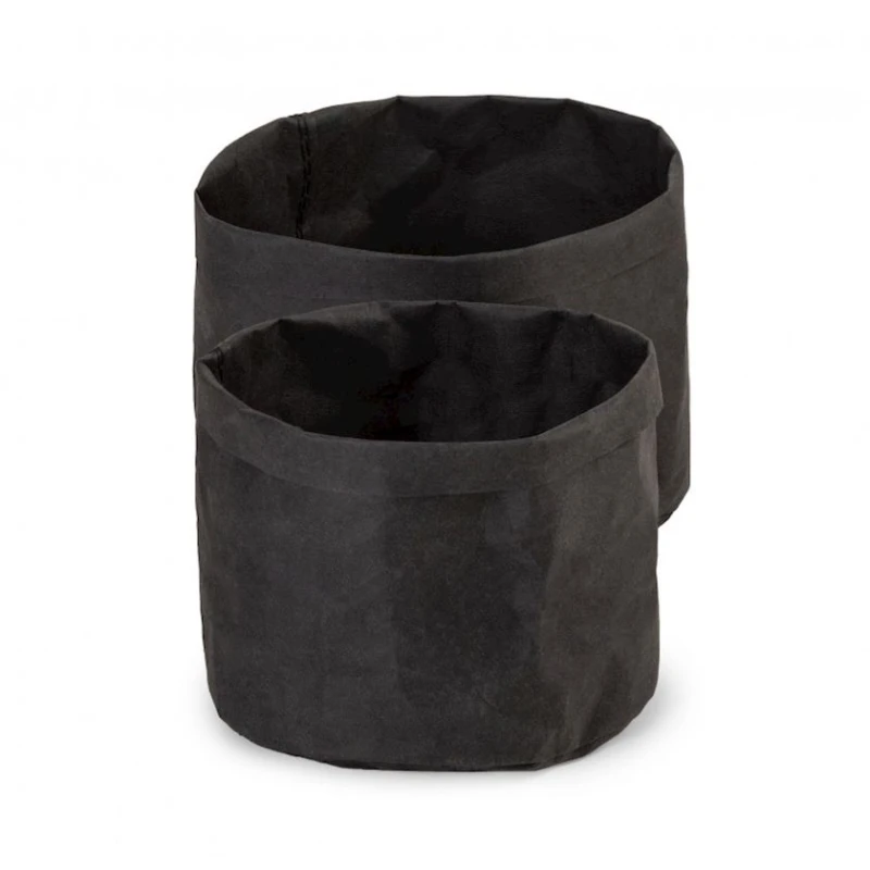 Корзина для хранения Compactor Home Ecologik Baskets, 15x12x13 см, бумага, 2 шт, черная