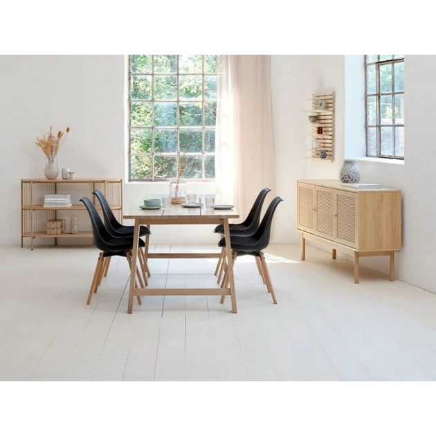 Полка настенная JYSK Kettinge, 60x80x17 см, массив павловния, коричневый Полка настенная JYSK Kettinge, 60x80x17 см, массив павловния, коричневый