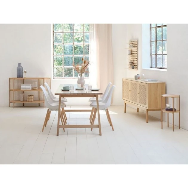 Полка настенная JYSK Kettinge, 60x80x17 см, массив павловния, коричневый Полка настенная JYSK Kettinge, 60x80x17 см, массив павловния, коричневый