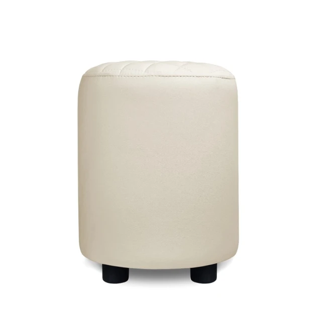 Пуфик 117, белый, 40x35x35 см