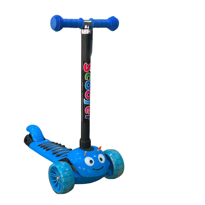 Детский самокат трехколёсный Scooter HH-2H-2, до 7 лет, синий Детский самокат трехколёсный Scooter HH-2H-2, до 7 лет, синий
