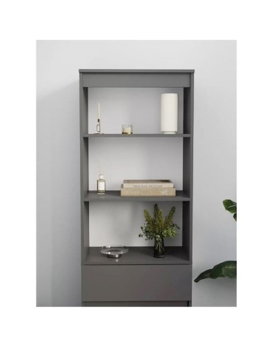 Stellaj 3563_L-M 23563_ShkafMiniGray, 60x34x180 sm, LDSP, boz