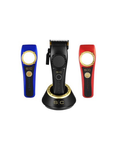 Saç qırxan maşın StyleCraft Instinct Black/Qızılı/Mavi - 8021660018787