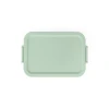 Ланч-бокс Brabantia Make & Take Bento, 13.5x5.5x20 см, пластик, зеленый Ланч-бокс Brabantia Make & Take Bento, 13.5x5.5x20 см, пластик, зеленый