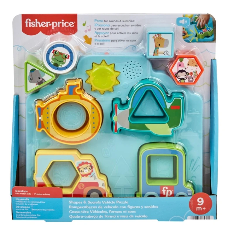 Развивающая игрушка Mattel HRP31 Fisher-Price The Shapes & Sounds, 1-5 лет