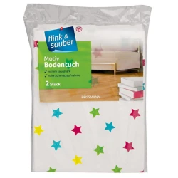 Набор тряпок Flink & Sauber, 2 шт, 50x47 см, вискоза/полиэстер