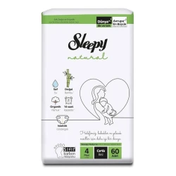 Подгузники-трусики Sleepy Natural 4, 60 шт