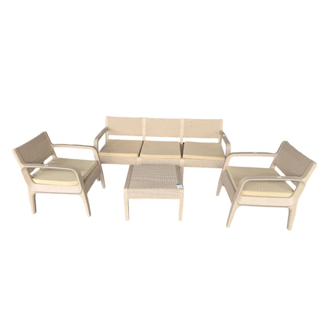 Bağ üçün mebel dəsti Latte, 4 əşya