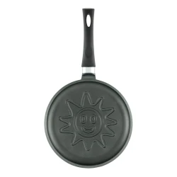 Сковородка для блинов Нева Металл Солнце, 24 см, алюминий, черная