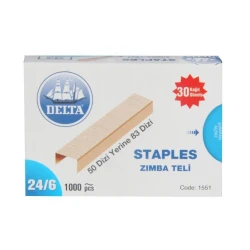 Скобы Delta 1551, №24/6, 1000 шт