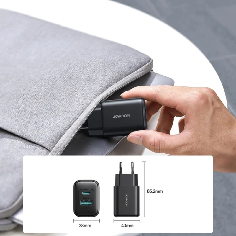 Şəbəkə adapteri Joyroom JR-TCF13 QC Black