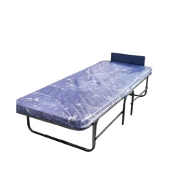 Раскладушка 1, металл, черная/синяя, 74x180 см Раскладушка 1, металл, черная/синяя, 74x180 см