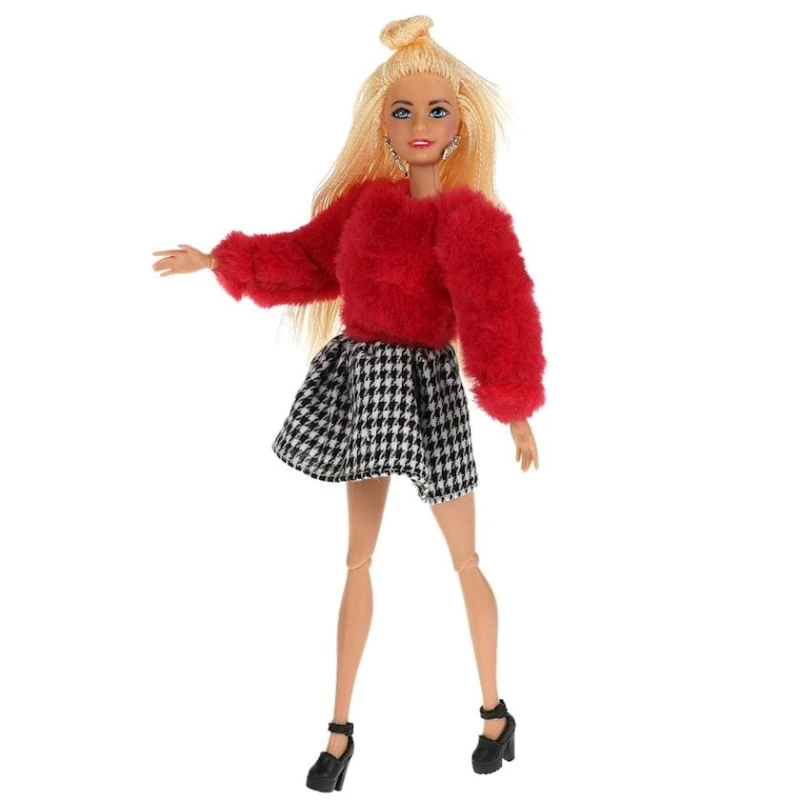 Кукла Карапуз София с расческой, набор тату и аксессуарами, 29 см