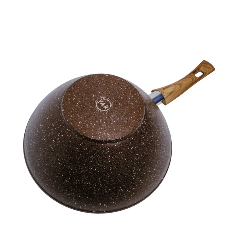 Сковорода-вок Vari Сила природы SPBR35128, алюминий, коричневый, 28 см Сковорода-вок Vari Сила природы SPBR35128, алюминий, коричневый, 28 см