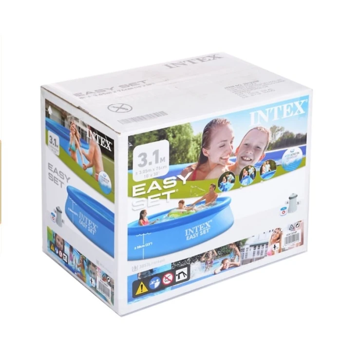 Надувной бассейн İntex H28122NP, синий, 305x76 см, 3853 л Надувной бассейн İntex H28122NP, синий, 305x76 см, 3853 л