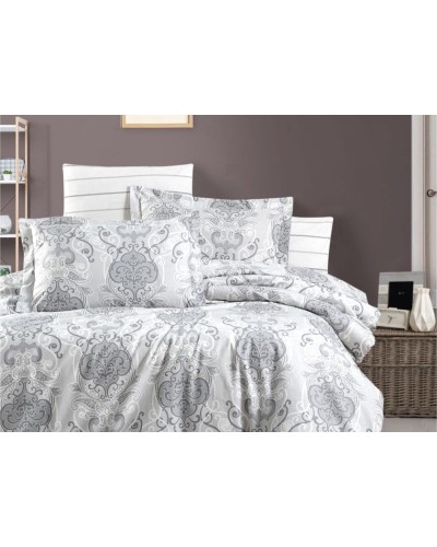 Yataq dəsti, otaq parfümlü, yorğan üzü 200x220 sm, mələfə 240x260 sm, yastıq üzü 50x70 sm 2 əd, 100% pambıq, zövqlü, rəngbərəng, Türkiyə istehsalı - SN14
