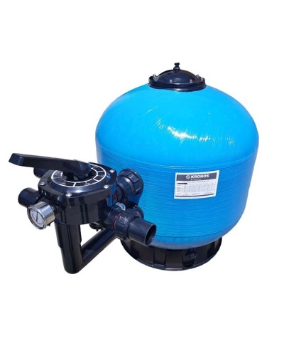 Hovuz üçün filtr Kronos BS 800, diametr 800 sm, maksimal məhsuldarlıq 24.1 m3/s, qum miqdarı 355 kq, qoşulma 63 sm