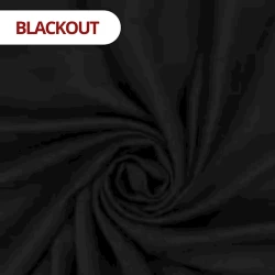 Шторы Eco-DECOR РА-1010982, 150х280 см, блэкаут, черный