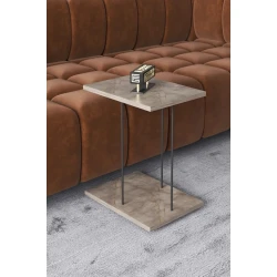 Журнальный стол Zigon Sehpa TY-05, ДСП/Металл, коричневый, 55x34x34 см Журнальный стол Zigon Sehpa TY-05, ДСП/Металл, коричневый, 55x34x34 см