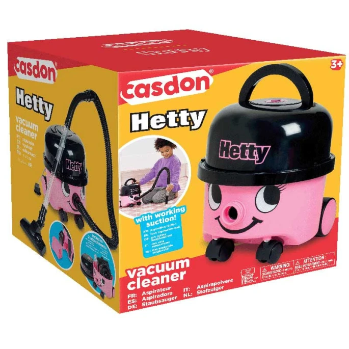 Oyuncaq tozsoran Casdon Hetty, plastik, çəhrayı, 3+ yaş
