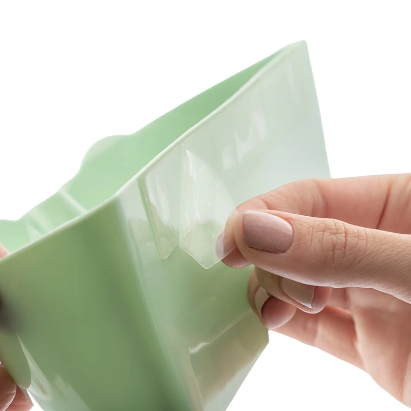 Yapışqan ayaqqabı tutacaqları InnovaGoods V0103374, 4 əd, 25.5x7.5x7.5 sm, plastik, boz/yaşıl