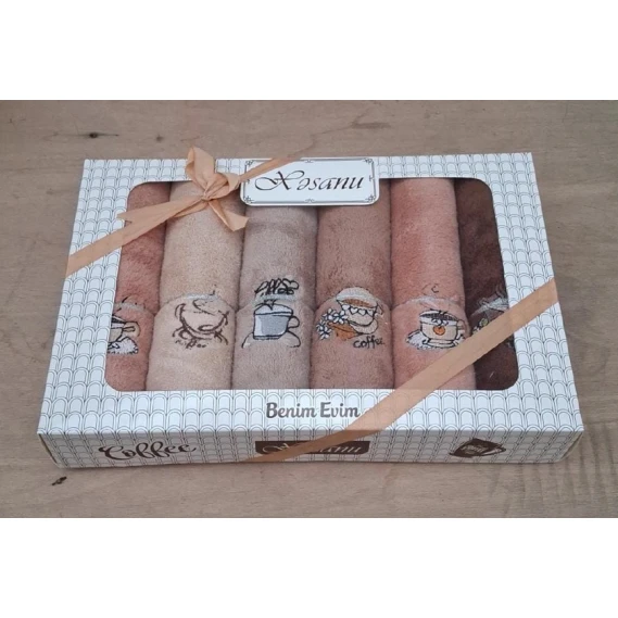 Кухонное полотенце MM Tekstil MM-106, 25x40 см, 6 шт