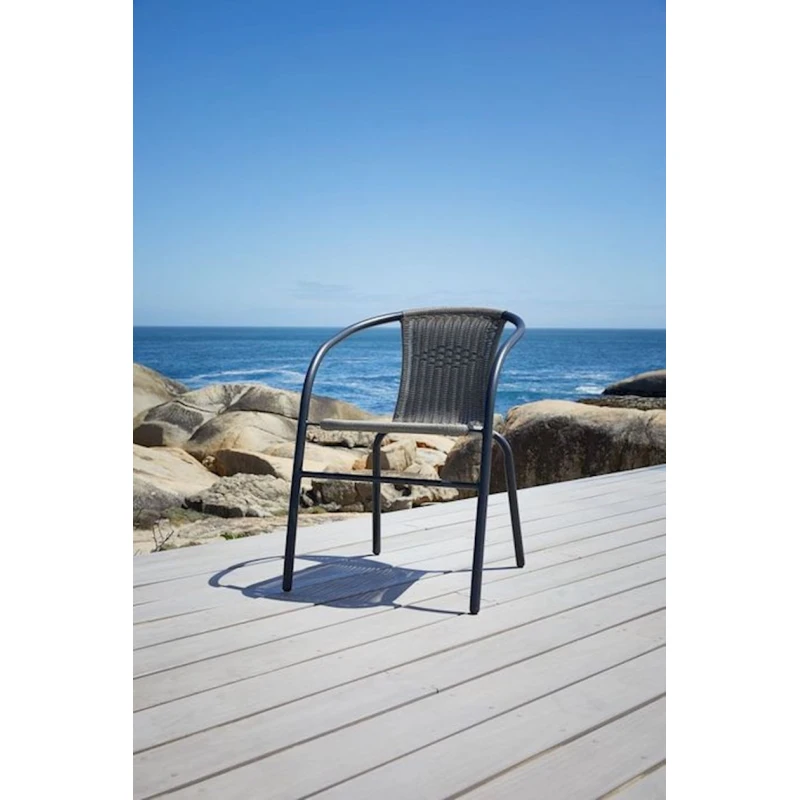 Стул садовый JYSK Grenaa 51x60x71 см, черный Стул садовый JYSK Grenaa 51x60x71 см, черный