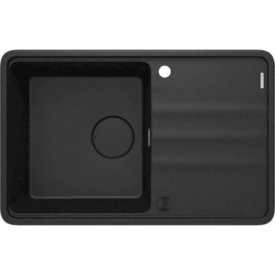 Кухонная мойка Deante Momi ZKMG113, гранит, черный, 50x78 см