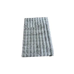 Ковер Yagmur 2110000003846, кроличий мех, серый, 80x120 см