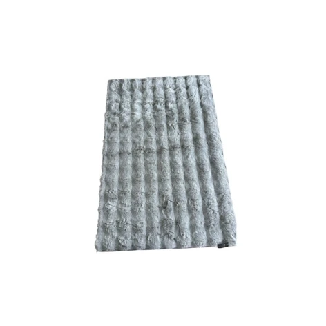 Xalça Yagmur 2110000003846, dovşan tükü, boz, 80x120 sm