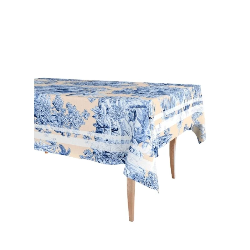 Скатерть The Mia home Colonie, 230x150 см, полиэстер, разноцветный Скатерть The Mia home Colonie, 230x150 см, полиэстер, разноцветный