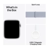 Ağıllı saat Apple Watch SE GPS 44mm Silver Aluminium Case with Blue Cloud Sport Loop