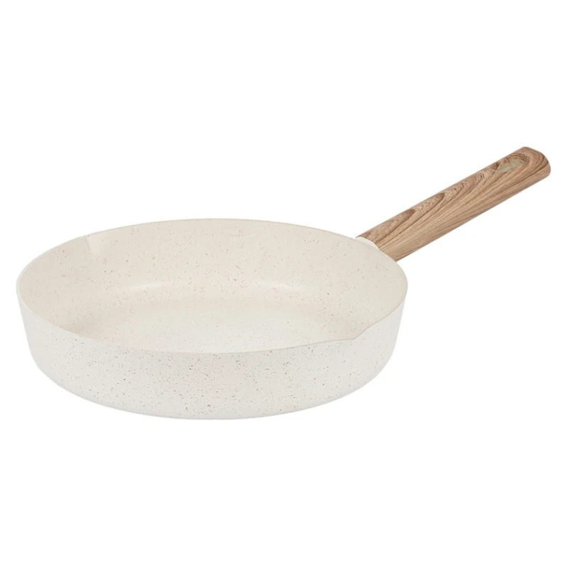 Сковородка Werner Organic Beige 51441, прессованный алюминий/бакелит, бежевая, 28x5.5 см