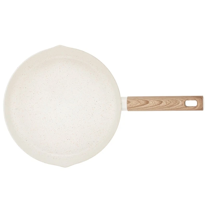 Сковородка Werner Organic Beige 51441, прессованный алюминий/бакелит, бежевая, 28x5.5 см