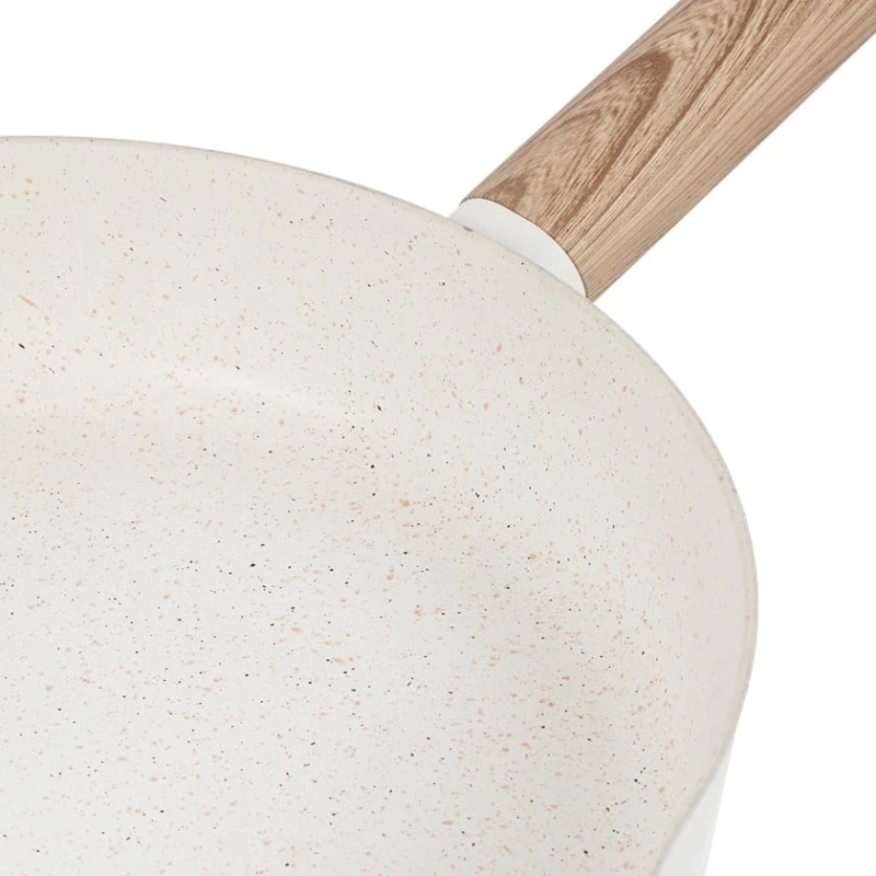 Сковородка Werner Organic Beige 51441, прессованный алюминий/бакелит, бежевая, 28x5.5 см