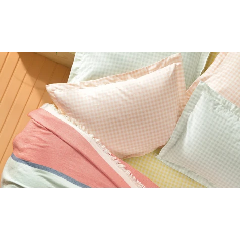 Комплект постельного белья Yataş Mattia, пике 200x230 см, простыня 160x200x36 см, наволочка 50x70 см (2 шт), двуспальный, хлопок, разноцветный Комплект постельного белья Yataş Mattia, пике 200x230 см, простыня 160x200x36 см, наволочка 50x70 см (2 шт), двуспальный, хлопок, разноцветный