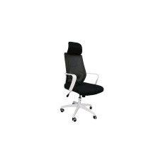 Ofis üçün kreslo Alba OFD-1018, 58x60x119 sm, qara/ağ